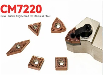 CM7220 Carbide Turning Inserts For Stainless Steel Machining