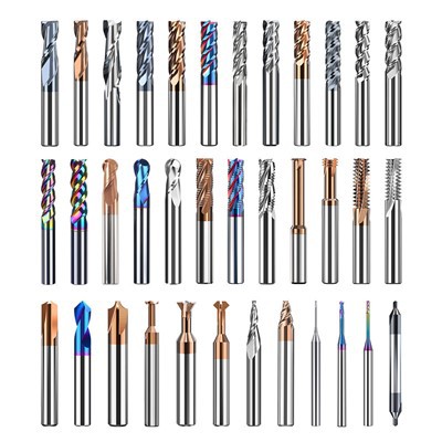 Solid Carbide End Mill Set For CNC Machining | Aluminum & Steel