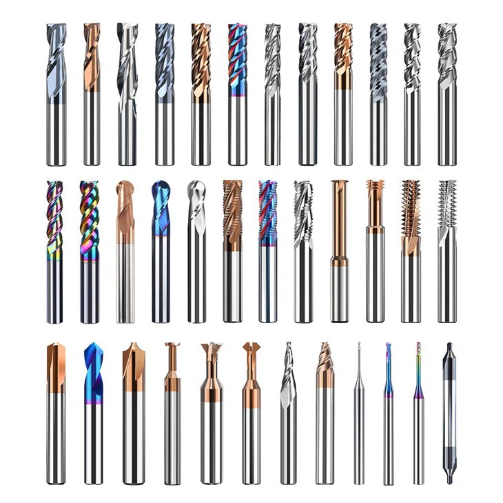 Solid Carbide End Mill Set For CNC Machining | Aluminum & Steel